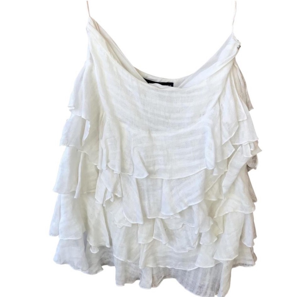 Ralph Lauren white bell shaped skirt